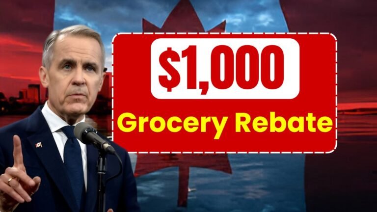 Canada’s $1,000 Grocery Rebate Coming in July 2025 – Eligibility & CRA Deposit Dates