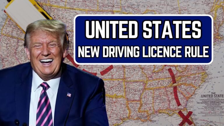 UNITED STATES NEW DRIVING LICENCE RULE